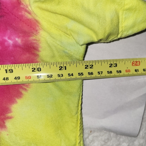 Ralph Lauren Tie-Dye Men's Short Sleeve Shirt Size Medium Bright Colorful - Picture 5 of 8